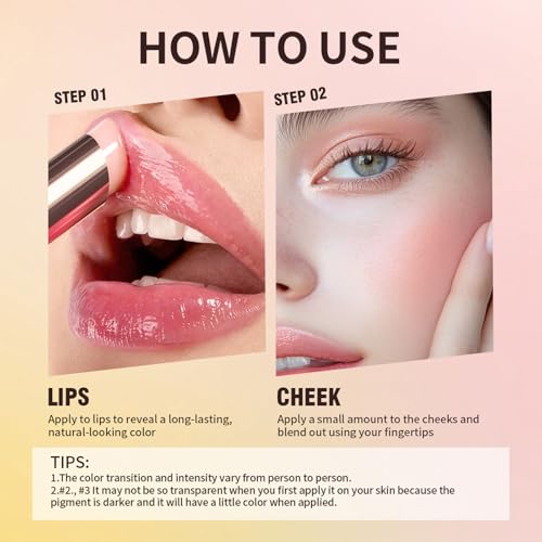 pH Color Changing Lip Balm Set - 4pc Waterproof Hydrating Tint