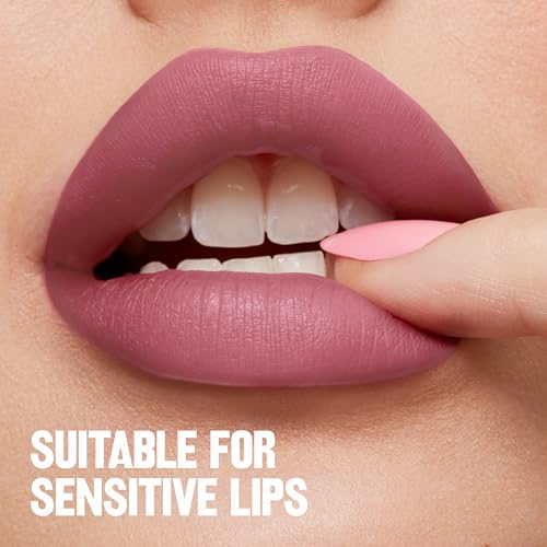 Revlon ColorStay Limitless Matte Liquid Lipstick, Vegan Formula, No-Budge, Longwear Lip Color, Long Lasting, Lightweight/Comfortable, Waterproof, 005 Strut, 0.17 fl oz