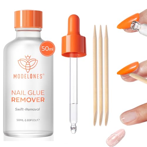 Modelones 50ml Fast-Acting Nail Glue Remover for Press On Nails & Acrylics