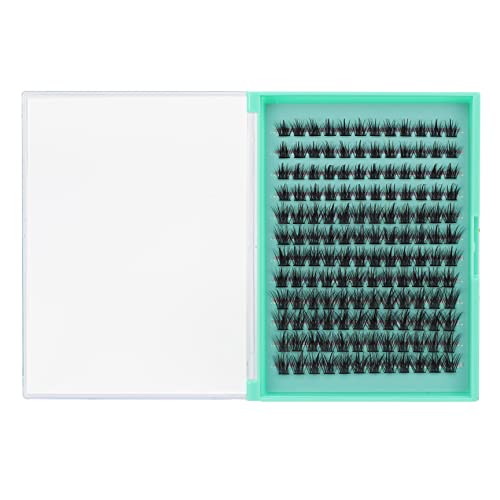 Bodermincer Eyelashes Clusters 10-12-14mm Mixed/12-14-16mm Mixed/14-16-18mm Mixed/16-18-20mm Mixed Nature D Curl False Lashes Cluster Eyelashes (10-12-14mm Mixed)