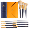AMORTALS 12 Pcs Makeup Brush Set with Case - Premium Synthetic Foundation, Powder, Concealer, Eyeshadow Brushes, Vegan & Cruelty-Free