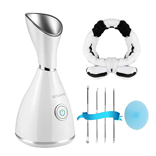 Nano Ionic Face Steamer with Blackhead Remover Kit