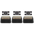 Professional 5 Star Series Finale Shaver Replacement Foil and Cutter Bar Assembly Compatible with wahl Foil Heads 7031-100/7043-100,Fit for #8061 8164 Shaver (Black 3 Pack)