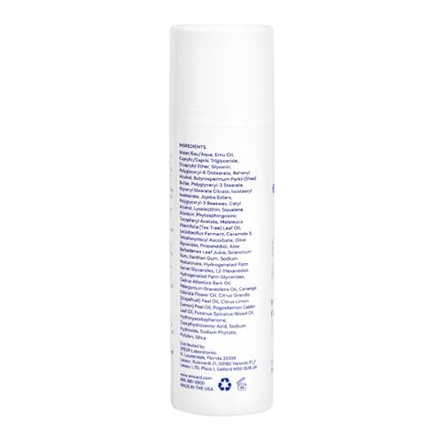 emuaid Barrier Repair Hydrating Face Cream, Deeply Hydrating Moisturizer for Sensitive Skin, Facial Moisturizer, Face Cream with Ceramides, Postbiotics & Antioxidants, 1.7 oz