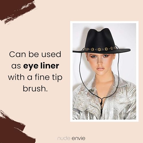 Nude Envie Divine Eye Shadow - Warm Chocolate, Long-Lasting Shimmer