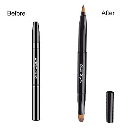 Retractable Dual-End Lip Brush & Concealer Makeup Brush