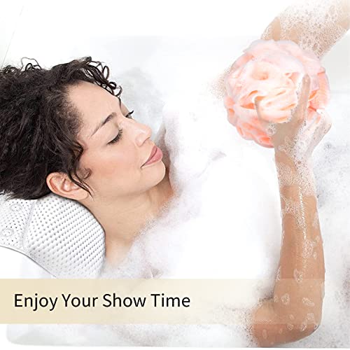 Bath Loofah Sponge 4-Pack - Exfoliating Body Scrubber
