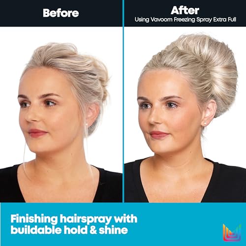 Matrix Vavoom Extra Full Freezing Finishing Spray For All Hair Types - Volumizing, High-Hold Hairspray, Styling Product