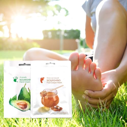 Elitzia Avocado & Honey Hand and Foot Mask Pack - 10 Pcs (5 Gloves, 5 Socks)
