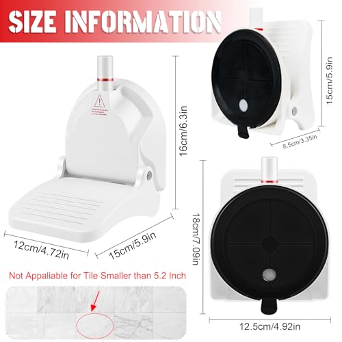 Foldable Shower Foot Rest with Suction Cups for Shaving Legs