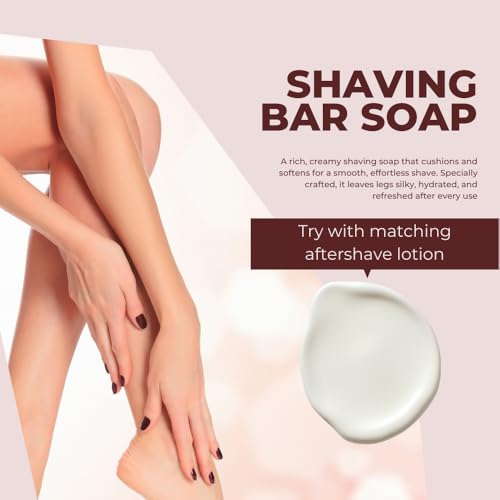 Seoul Naturals Shaving Bar Soap, Unscented with Kaolin Clay, k beauty, 5.5 oz