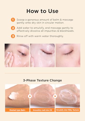 Hanskin AHA Melting Cleansing Balm - Gentle Makeup Remover for Dry Skin
