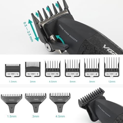 VGR 640 Professional Cordless Hair Clipper Set for Men