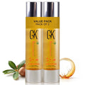 GK HAIR Oil For Frizzy Hair- Anti Frizz Hair Seurm - Perfect Lightweight Hair Oil For Keratin,Frizzy,Curly, Dry & Damaged ends- Paraben, Phthalate and Sulfate Free Pack of 2 (1.69 Oz)