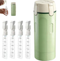 4-in-1 Travel Dispenser Bottle, 30ml Leak-Proof Toiletries