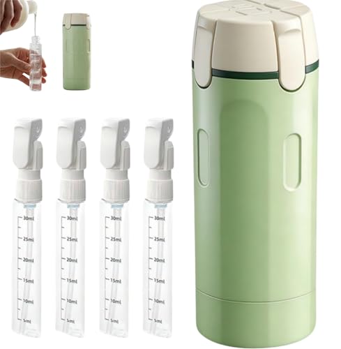 4-in-1 Travel Dispenser Bottle, 30ml Leak-Proof Toiletries