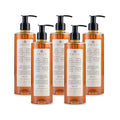 Prija Vitalizing 2 in 1 Shower Gel and Shampoo with Ginseng Extract, Hydrating and Energizing Hair and Body Wash Gel with Pump Dispenser, Luxurious Shower Gel 5 x 12.85 Fl. Oz