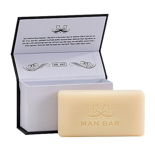 San Francisco Soap Company Midnight Amber Fragrance Man Bar - Moisturizing - No Harmful Chemicals - Good for All Skin Types - Made in the USA