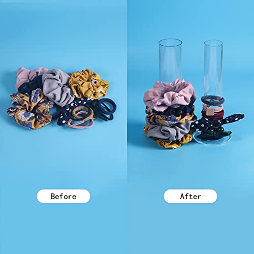 Acrylic Scrunchie Holder Organizer - 2 Piece Set