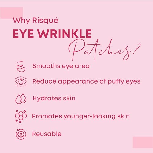 Reusable Under Eye Patches for Wrinkles | Topical Eye Gel Pads for Wrinkles | Reusable Patches for Use Under Eyes | Eye Wrinkle Patches for Eye Bag Treatment | Great Skincare for Face | Under Eye Pads