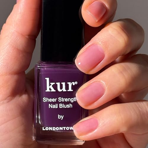 LONDONTOWN Sheer Strength Nail Blush Concord – 2-in-1 Tinted Nail Hardener & Color