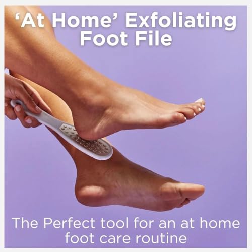 Footlogix Double-Sided Stainless Steel Foot File Coarse & Fine Grit – White / 1 Count