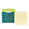 Canviiy 3-in-1 Purifying Nourish + Calm Natural Cleansing Bar, Infused with Calendula, Chamomile, Peppermint Oil, Witch Hazel and Lavender Petals to Soothe, Renew, and Repair Dry Skin - 4 Oz (Pack of 1)