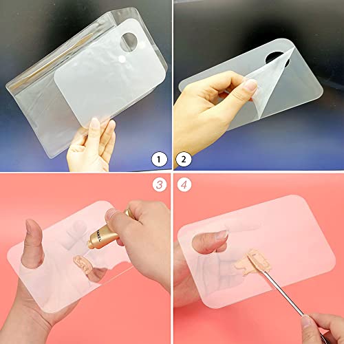 Makeup Mixing Palette Kit with Spatula & 50 Lip Applicators