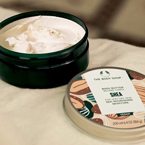 The Body Shop Shea Body Butter ? Hydrating & Moisturizing Skincare for Very Dry Skin ? Vegan ? 1.62 oz