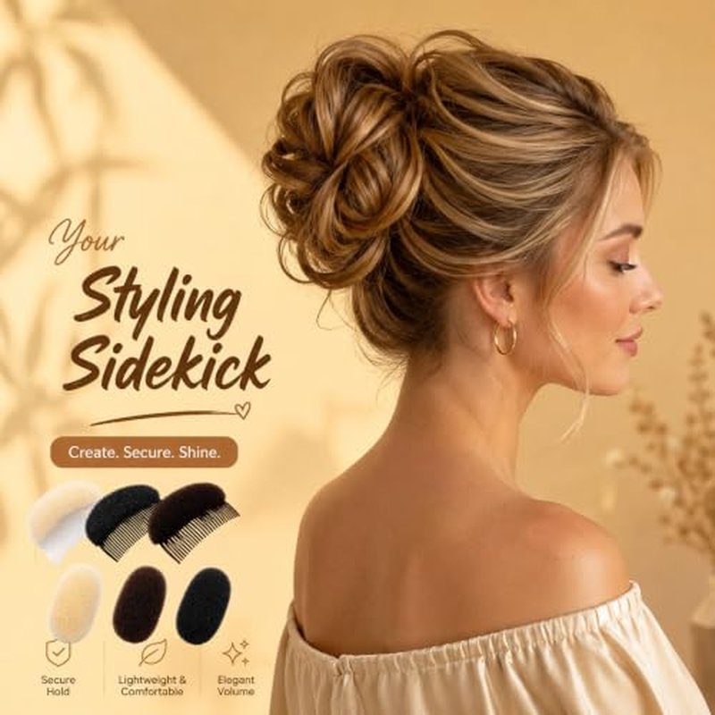 6PCS Hair Bump Volumizing Inserts Set for Instant Volume