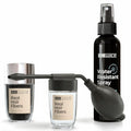 Hair Illusion Black Fibers Kit - Water-Resistant Spray & Applicator