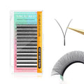 NAGARAKU YY Lash Extensions 0.07 D Curl 8-15mm Mix 4D Premade Fans