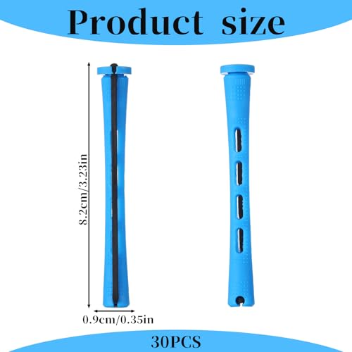 30 Pcs Perm Rods Set for Natural Hair - Cold Wave Curling Rollers