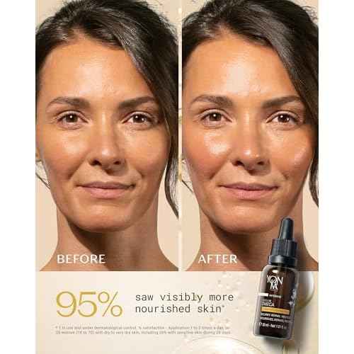 YONKA PARIS Serum Omega | Oil in Serum for Dry Sensitive Skin | Omegas 3 6 9 Lipo Restore Complex | Nourishes and Soothes Reactive Skin | Vegan Dermatologist Tested | Made in France