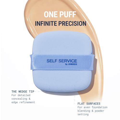 Artist Wedge Makeup Puffs – 6-Pack Reusable Blending Sponges
