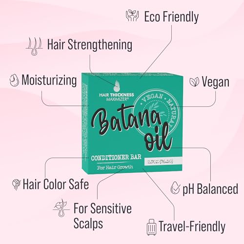 Batana Oil Conditioner Bar for Hair Growth & Thickness