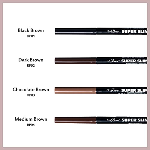 Ruby Kisses Go Brow Micro Pencil Medium Brown