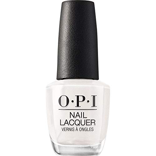 OPI Kyoto Pearl Nail Lacquer - Opaque Soft White Pearl, Long-Lasting & Chip-Resistant