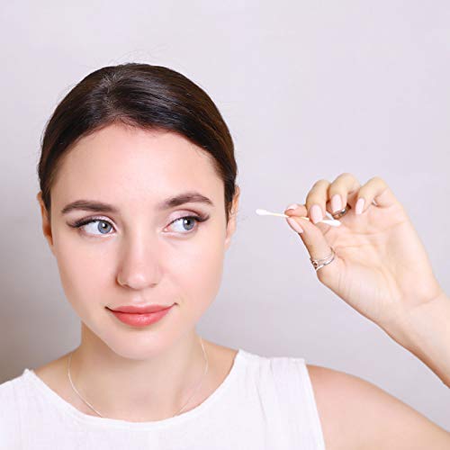 Bamboo Cotton Swabs 500 Pack - Eco-Friendly Double Tip