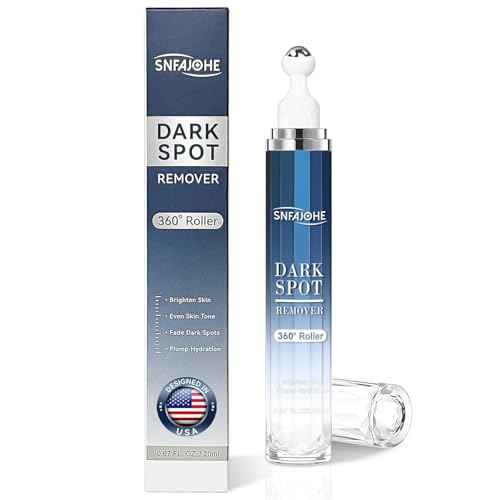 Dark Spot Remover for Face and Body - Dark Spot Advanced Corrector Serum for Melasma, Age Spots, Freckles & Sun Spots with 360¡Æ Roller for All Skin Types 0.67floz