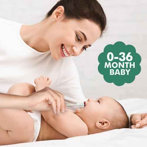 52Pcs Baby Tongue Cleaner, Disposable Baby Toothbrush Oral Cleaner, Infant Gum and Tooth Cleaning Stick for Newborns, Toddler Mouth Cleaner