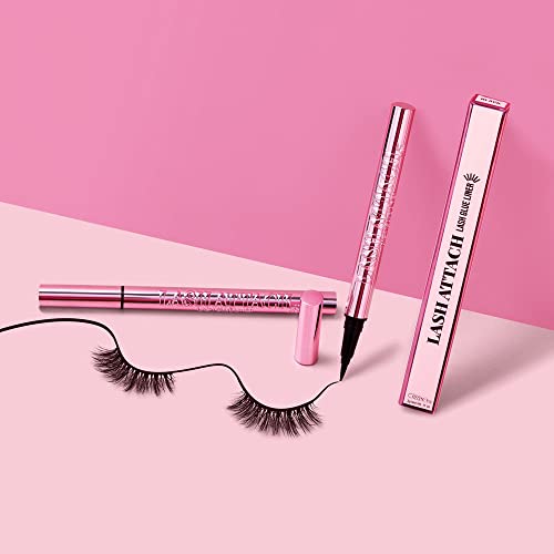 Lash Attach Lash Glue Eyeliner in Black by Beauty Creations