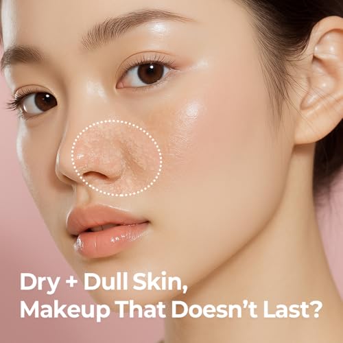 FARMSKIN Riceramin Super Glow Serum - Revitalizing & Moisturizing Makeup Primer Face Serum with 5x Ceramide, Rice Extract & Vitamin C - Korean Skin Care for Uneven Skin Tone & Visible Spots 1.69 fl oz