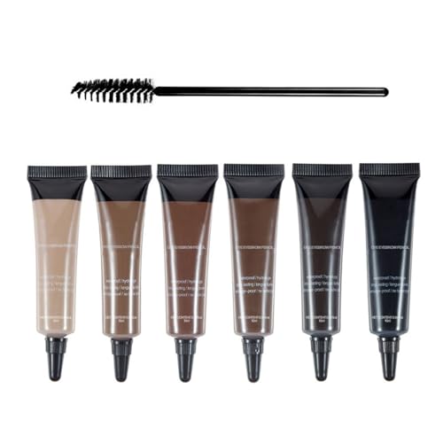 Liquid Brush Brow Gel - Quick Dry, Anti-Smudge, Light Brown