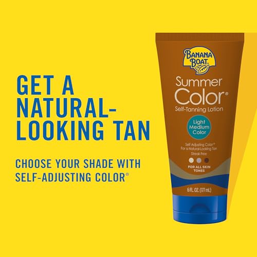 Banana Boat Summer Color Self Tanning Lotion, 6oz