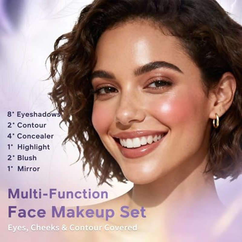 Glam Code All-in-One Makeup Palette with Mirror - Travel Size