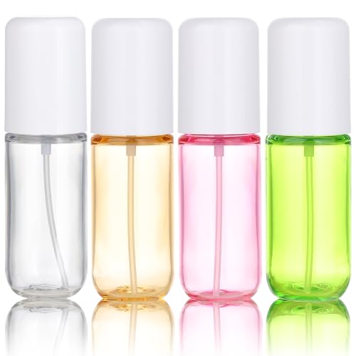 KREMORV 4-Pack Mini Spray Bottles 1.35oz for Travel & Toiletries