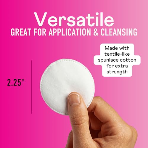 Swisspers Ultra Soft Cotton Rounds - 100 Count Pack of 36, Hypoallergenic & Dual Sided Makeup & Nail Polish Remover Pads