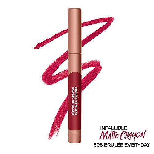 L'Oreal Paris Infallible Matte Lip Crayon, Tres Sweet (Packaging May Vary)