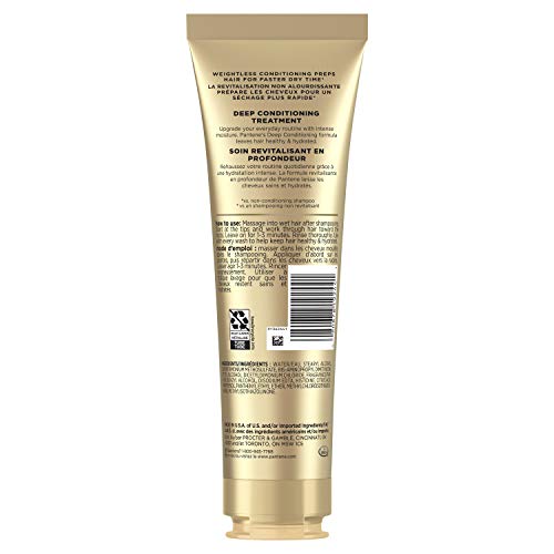 Pantene Miracle Rescue Deep Conditioning Hair Mask Treatment, 8 fl oz, 6.244 Fl oz